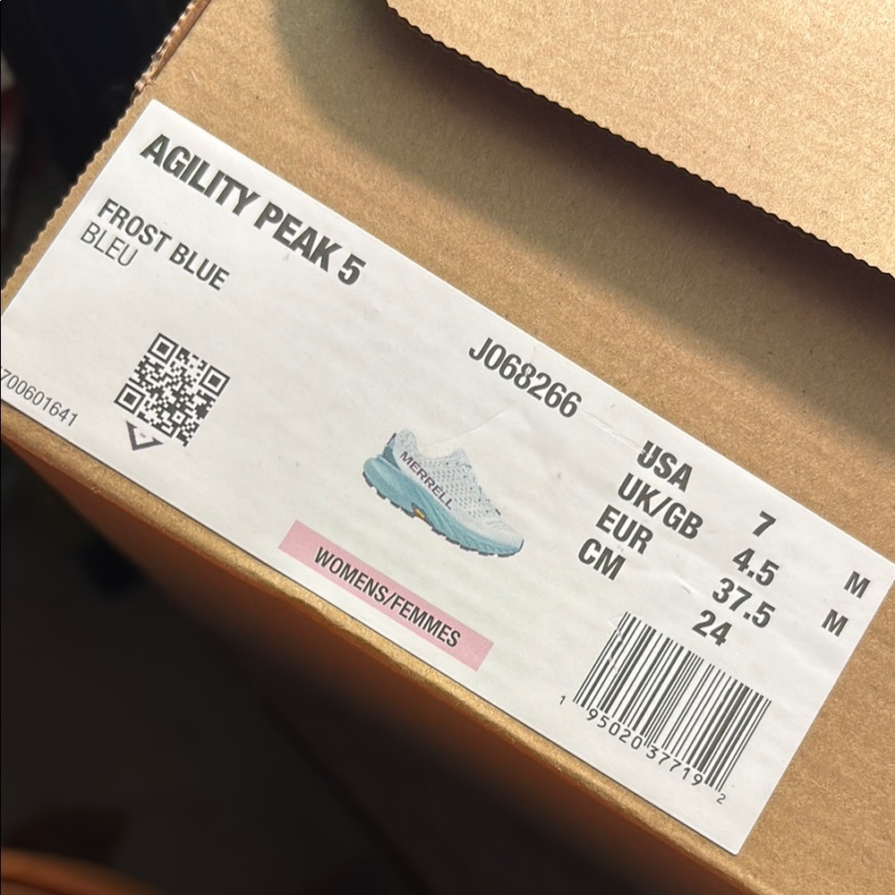 Merrell Agility Peak 5 in Frost Blue